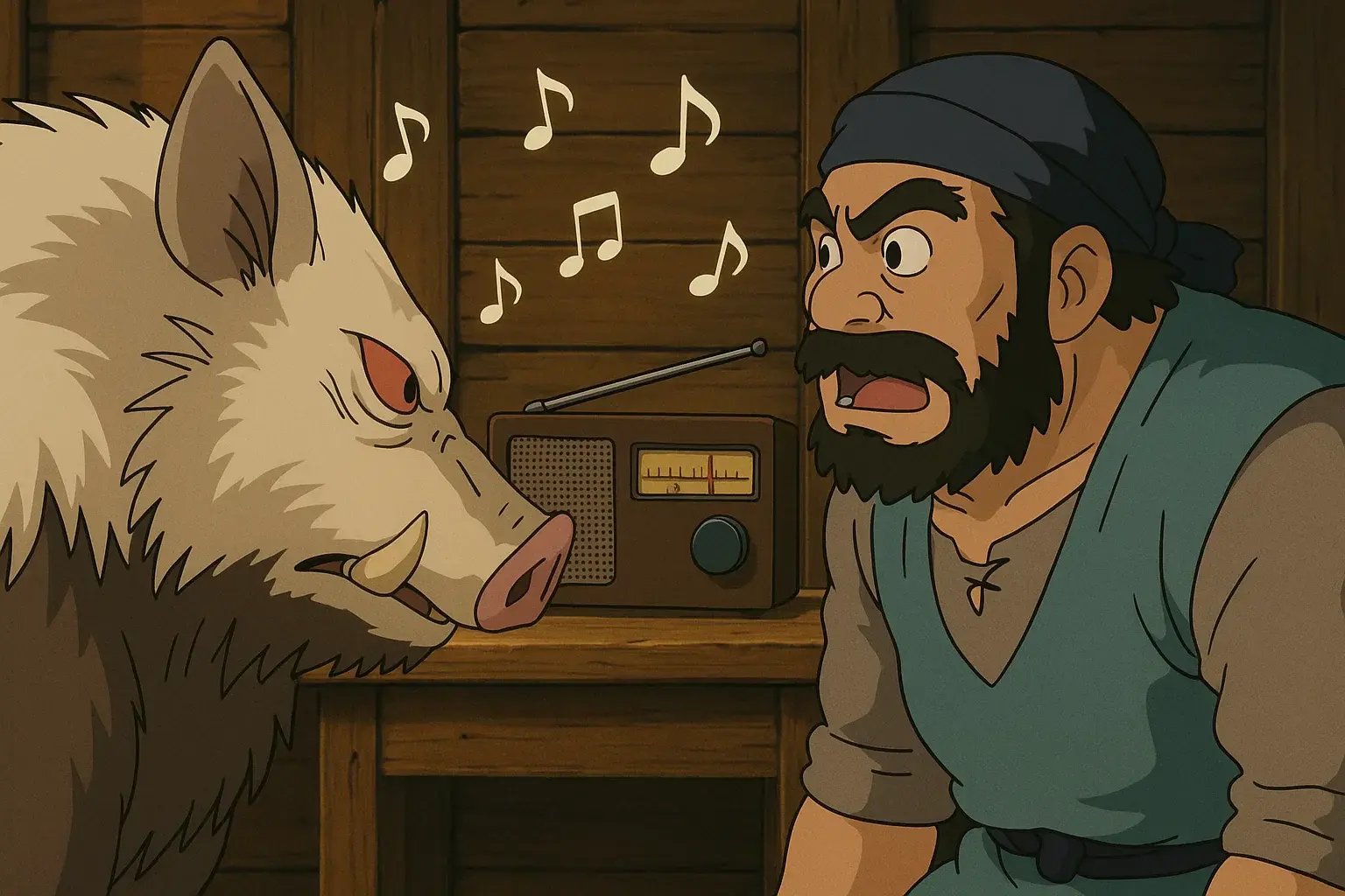 illustration for radio