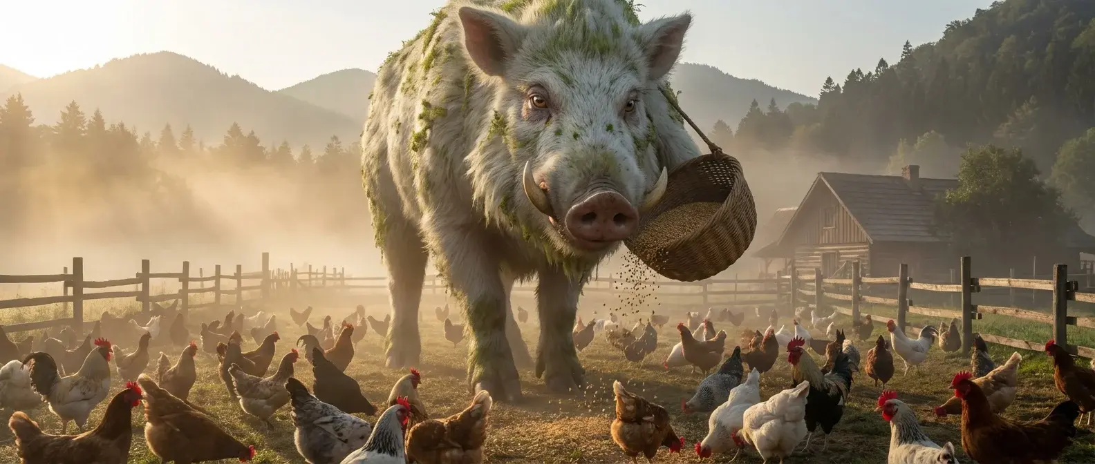 illustration for farm