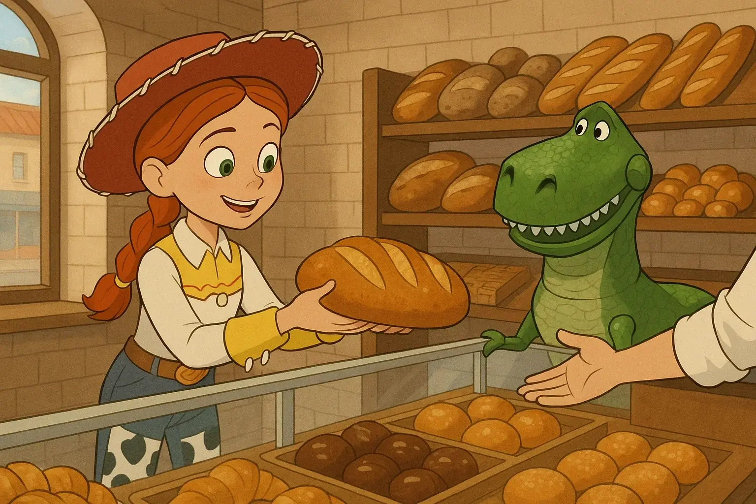 illustration for bread