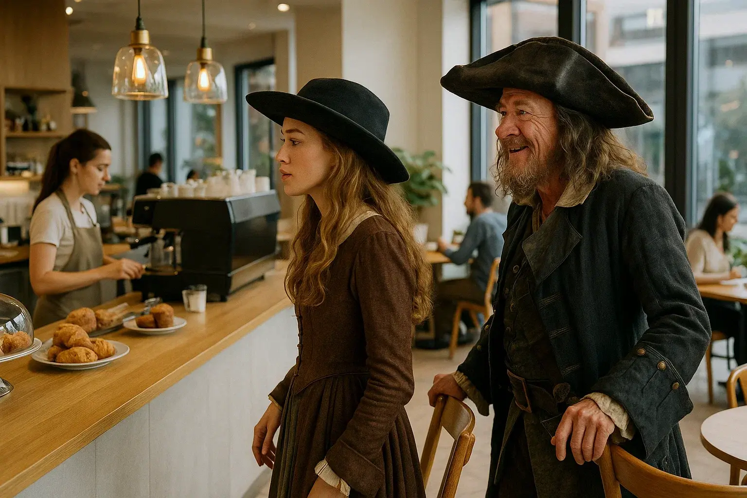 illustration for cafe