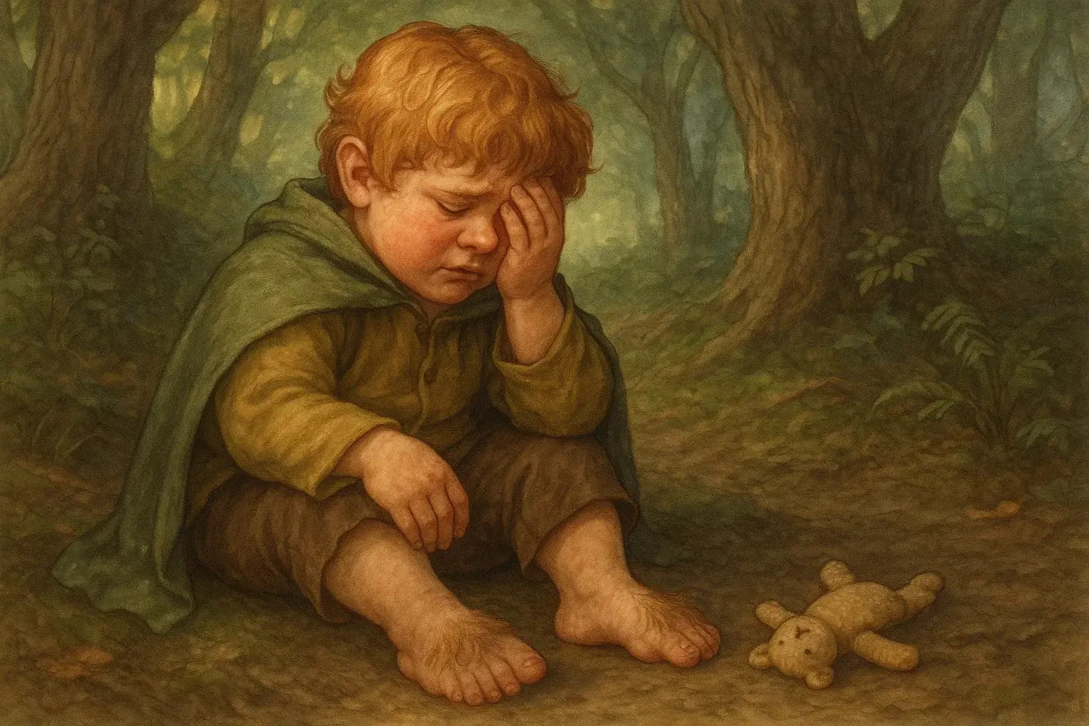 illustration for sad