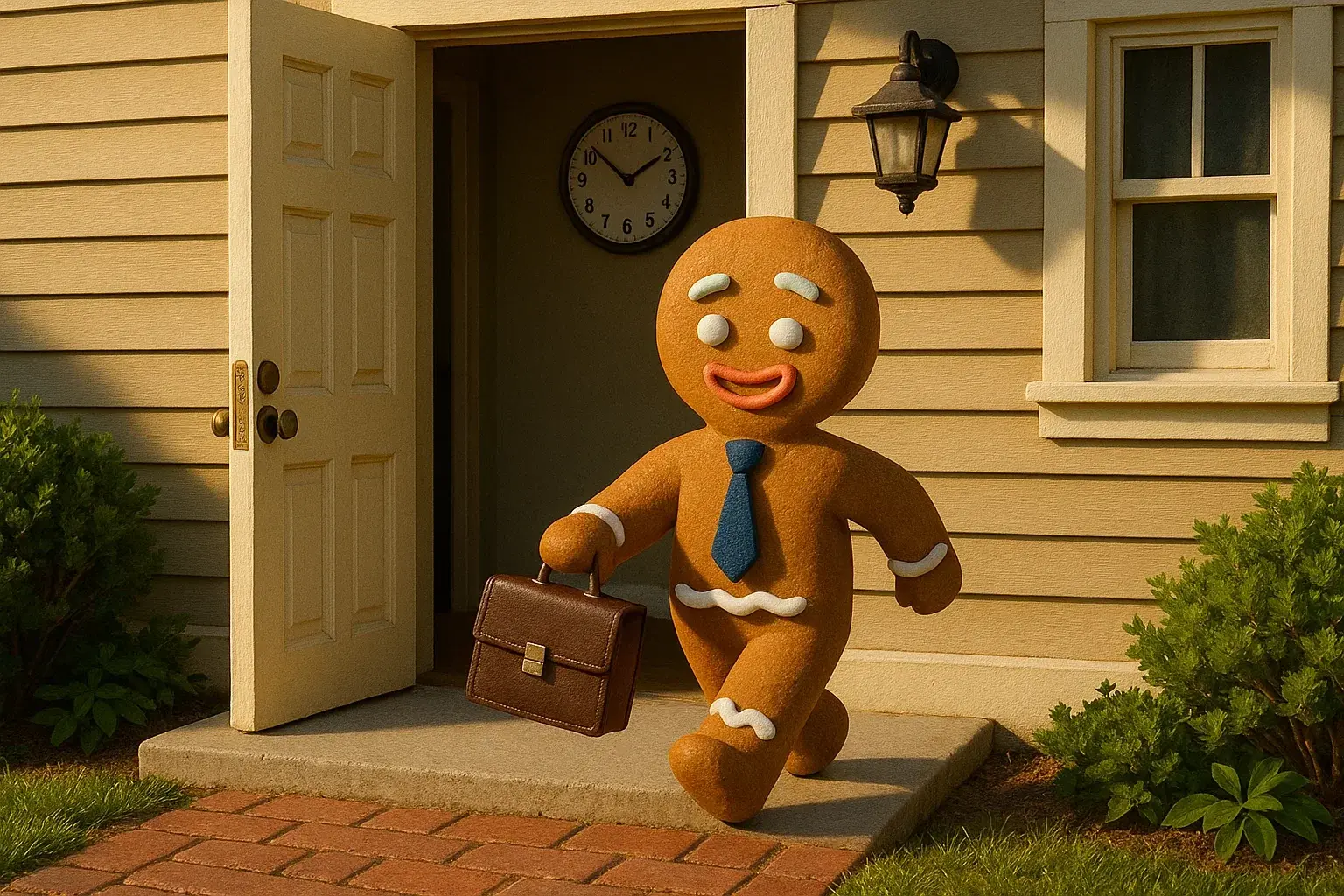 illustration for leave