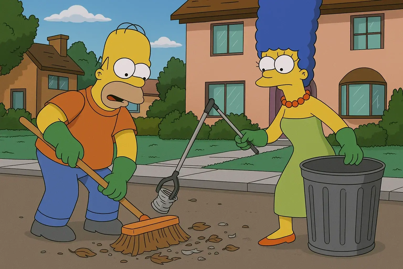 illustration for street