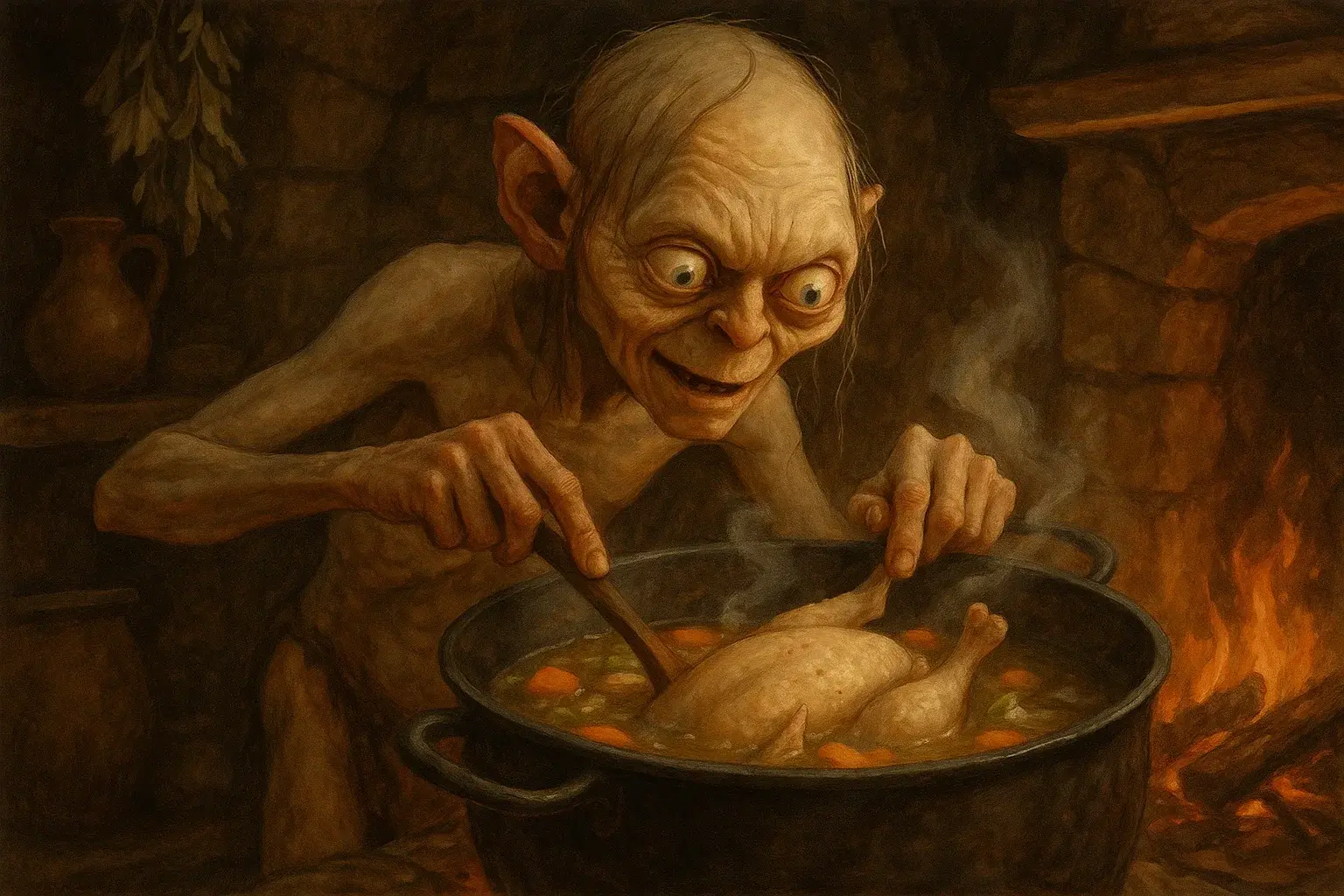 illustration for soup