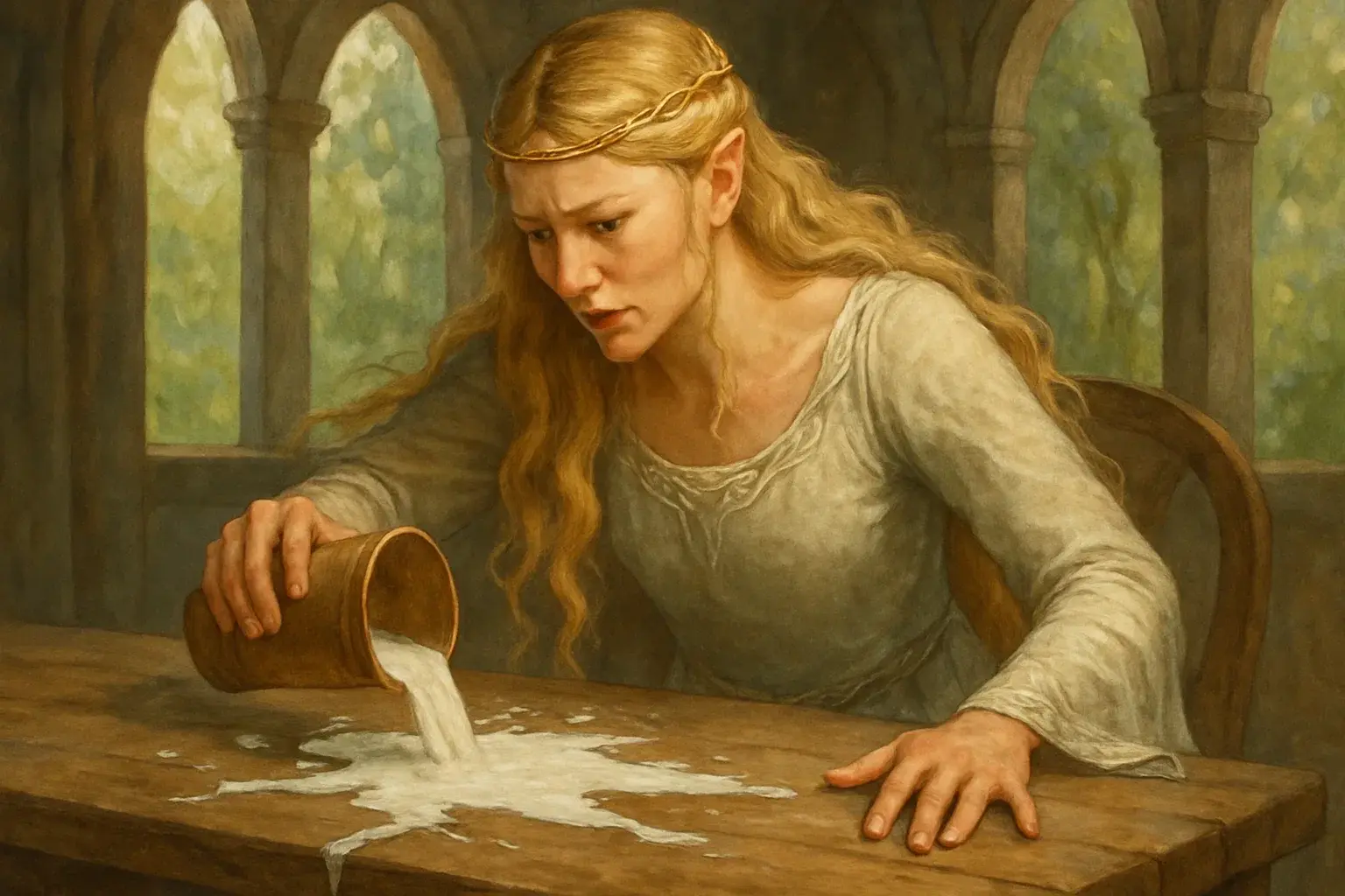 illustration for milk