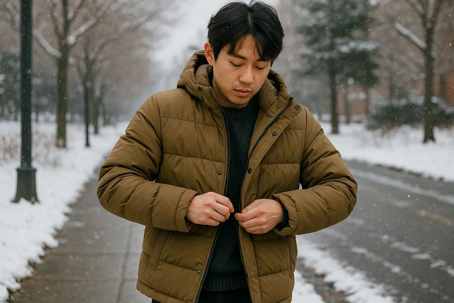 illustration for winter