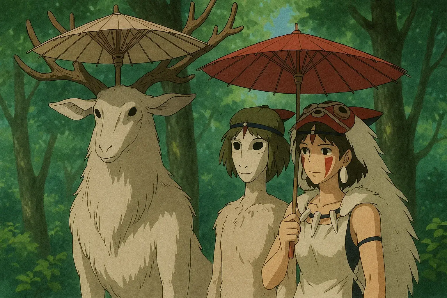 illustration for umbrella