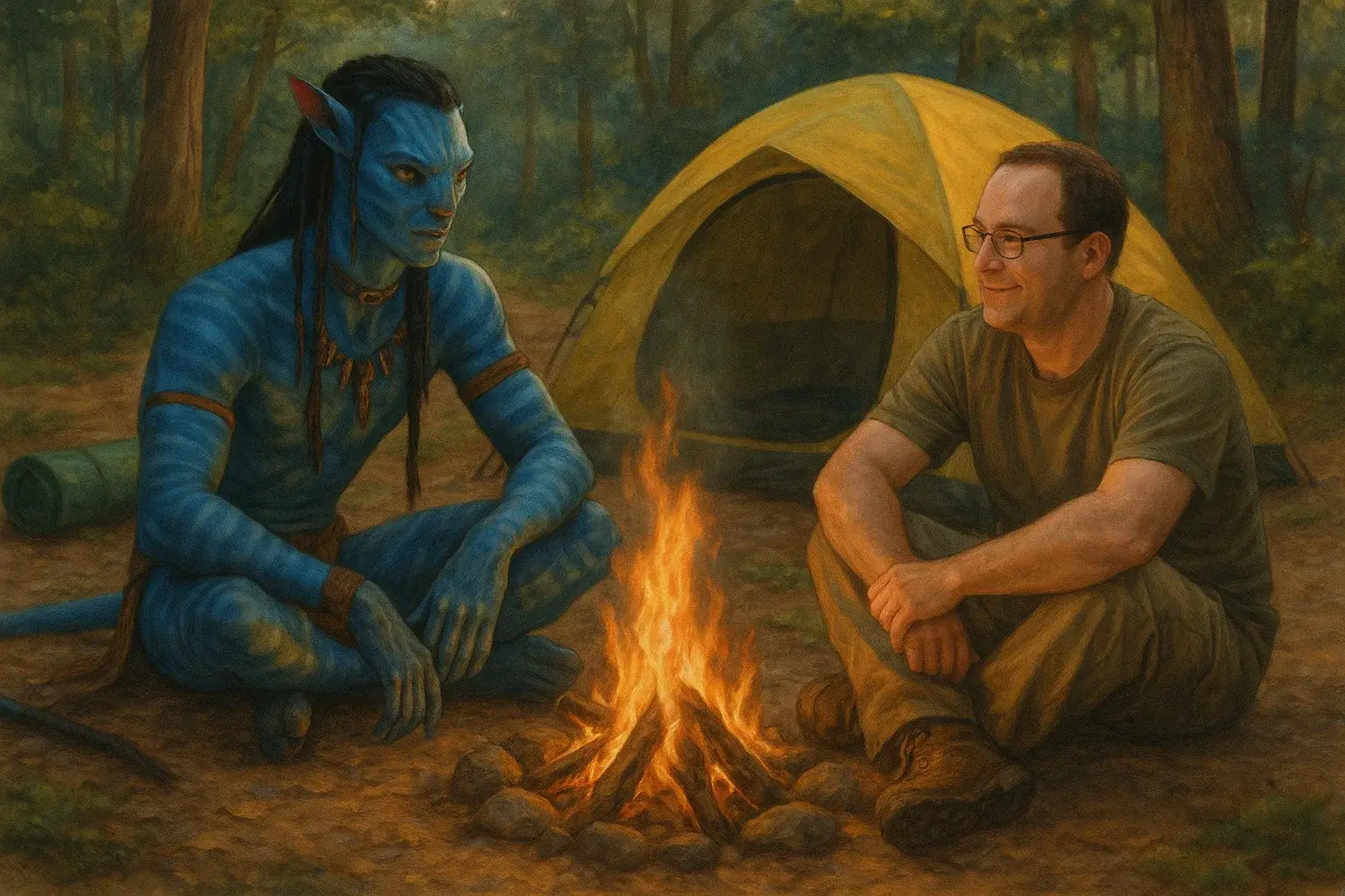 illustration for camp