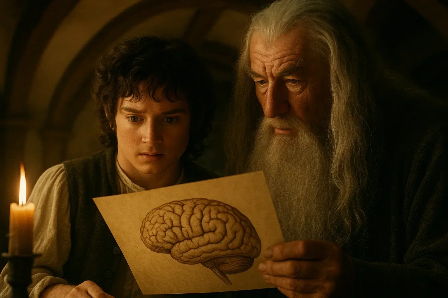 illustration for brain