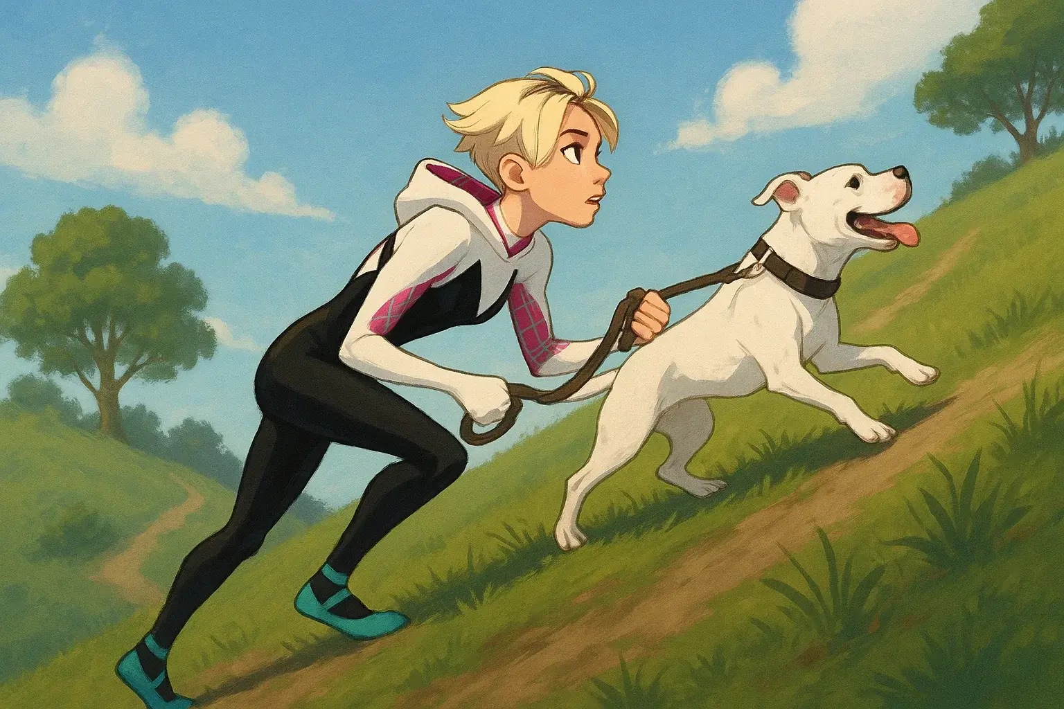 illustration for hill