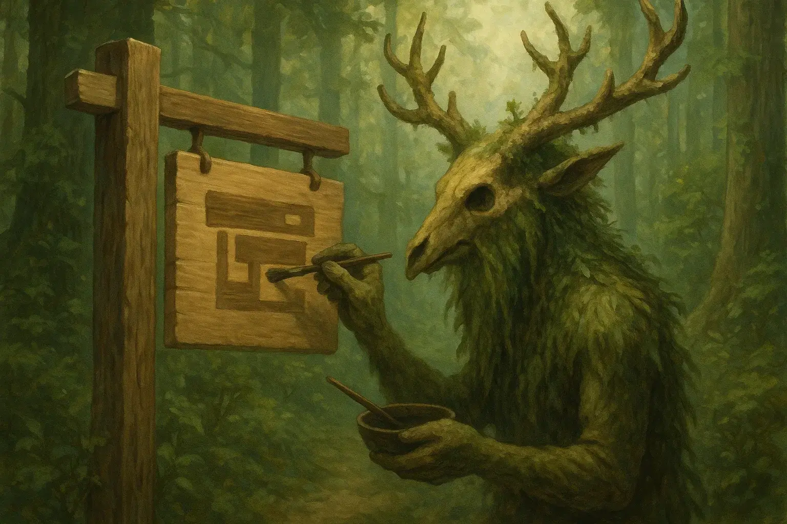 illustration for sign