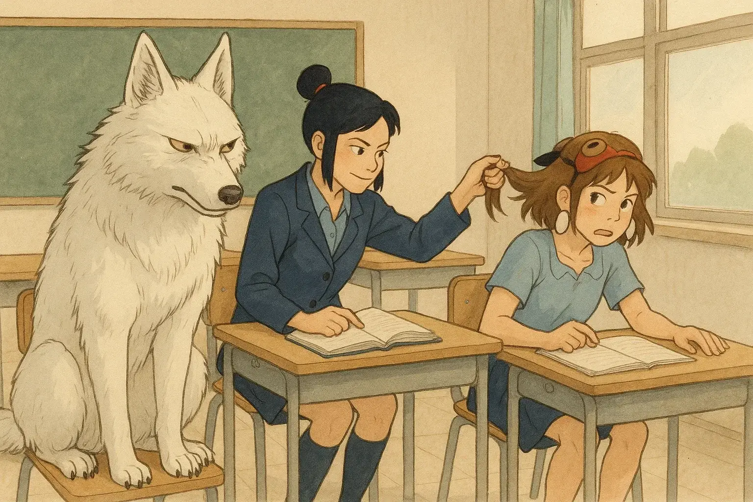 illustration for naughty