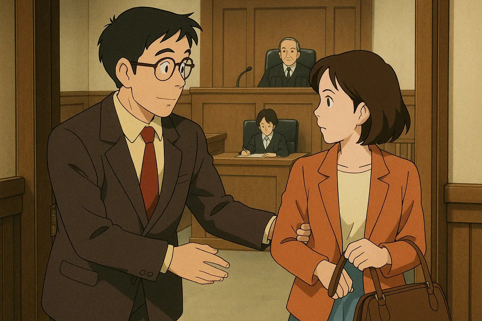 illustration for court