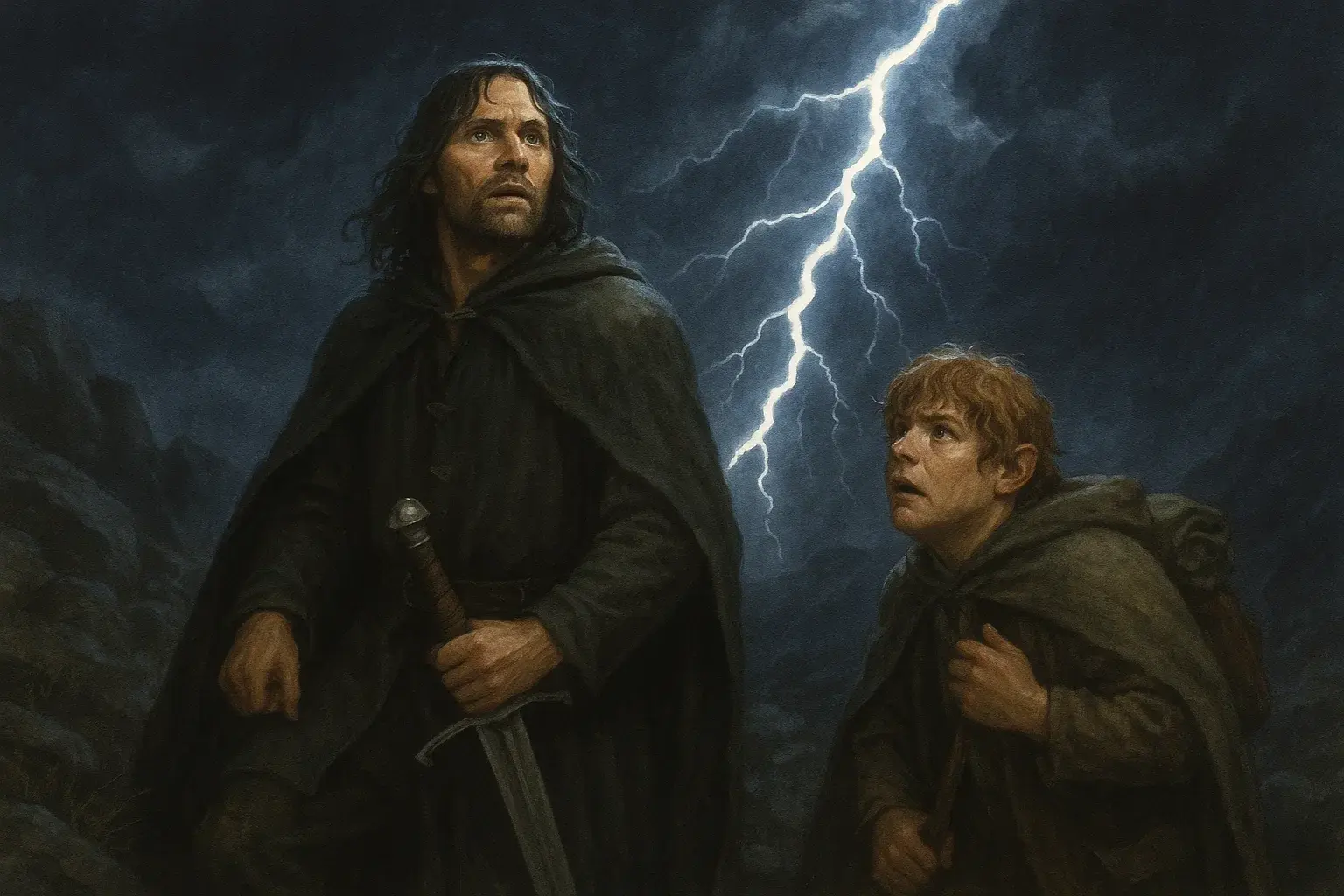 illustration for lightning