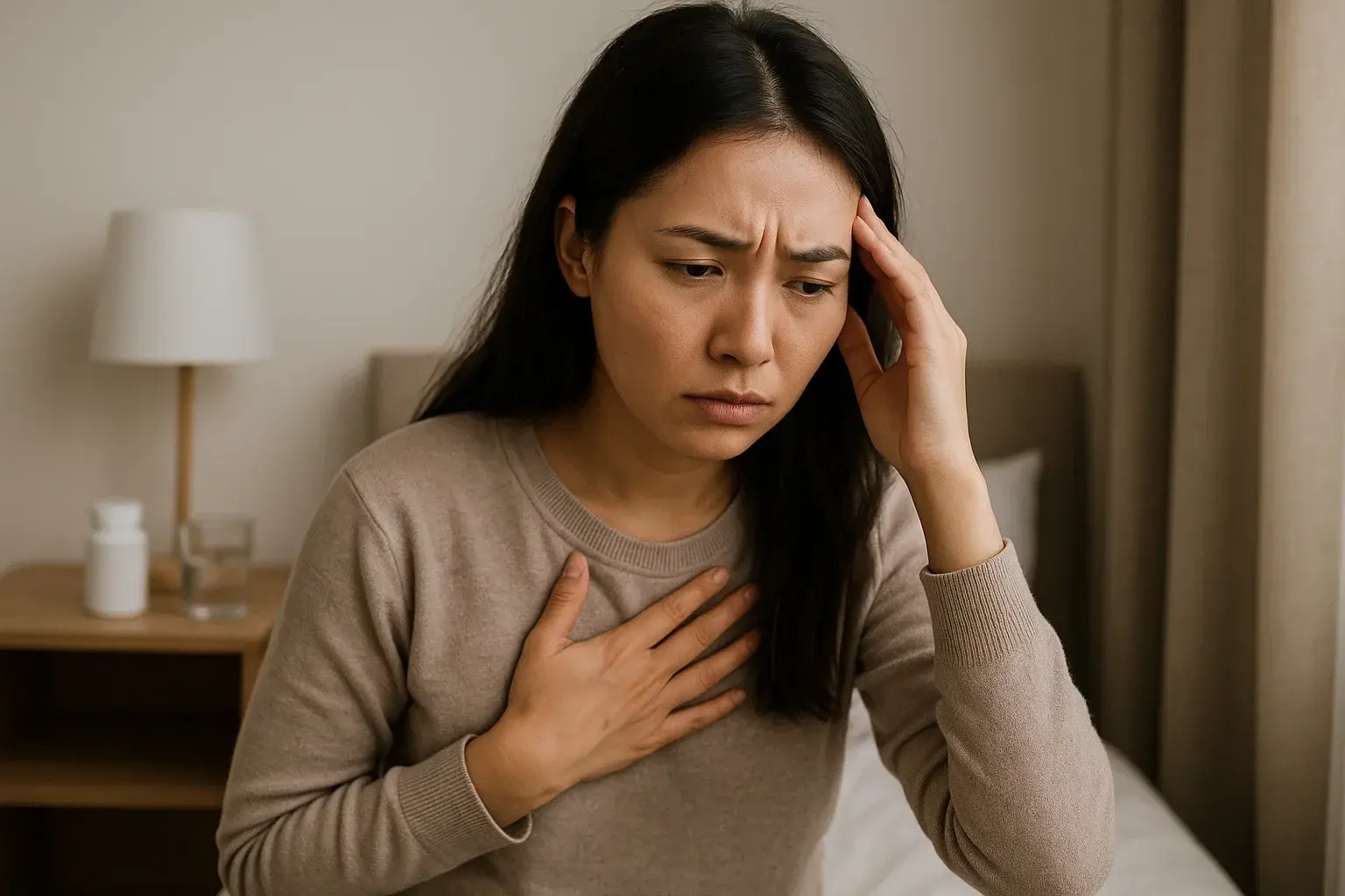 illustration for worry