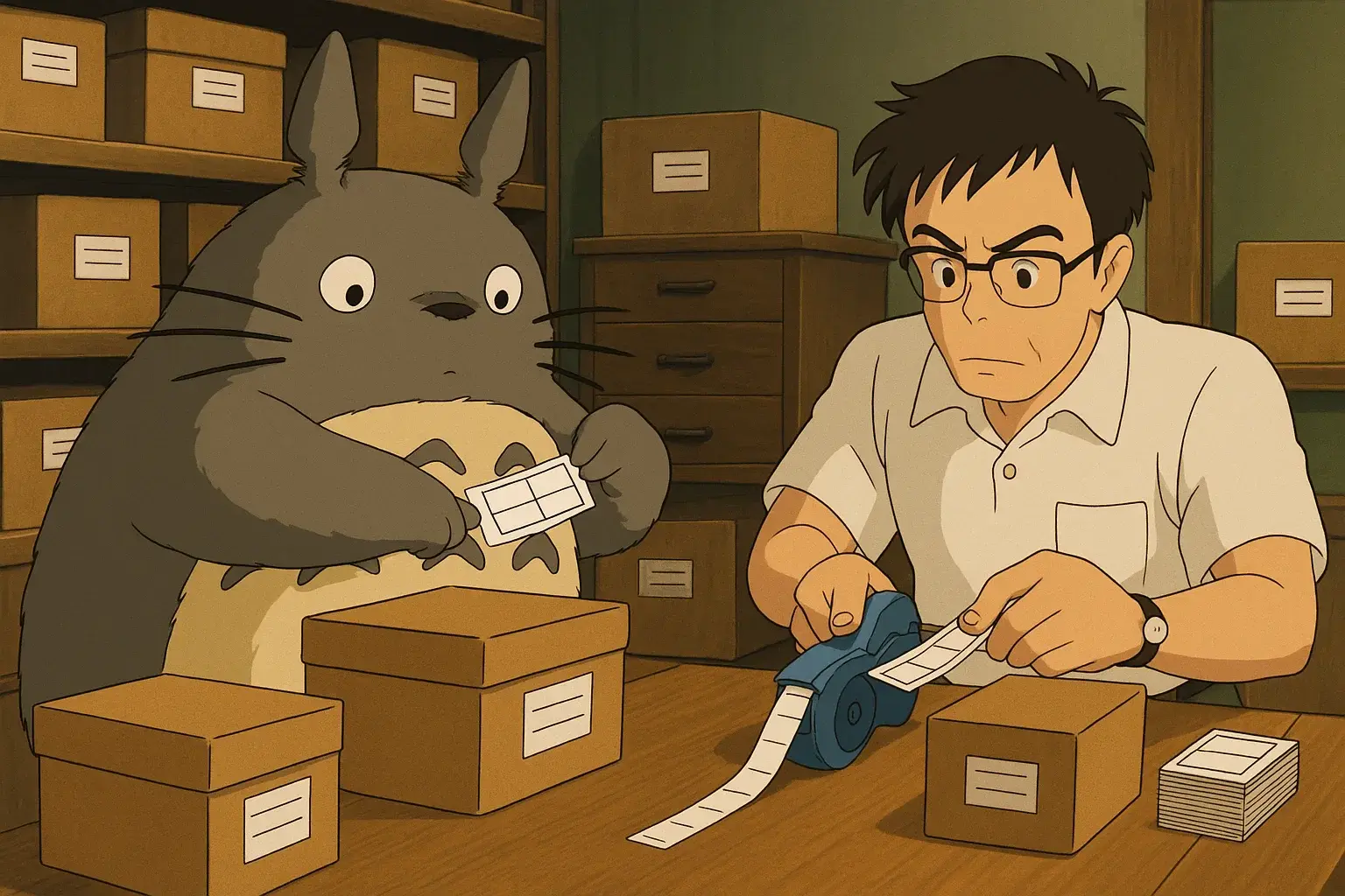 illustration for label