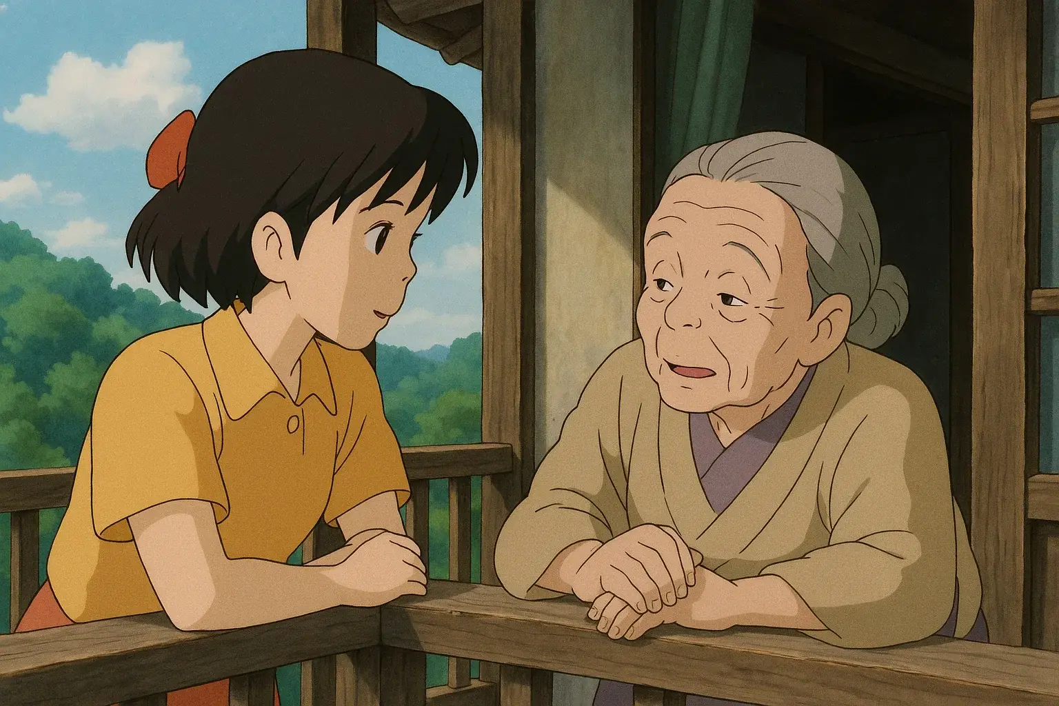 illustration for balcony