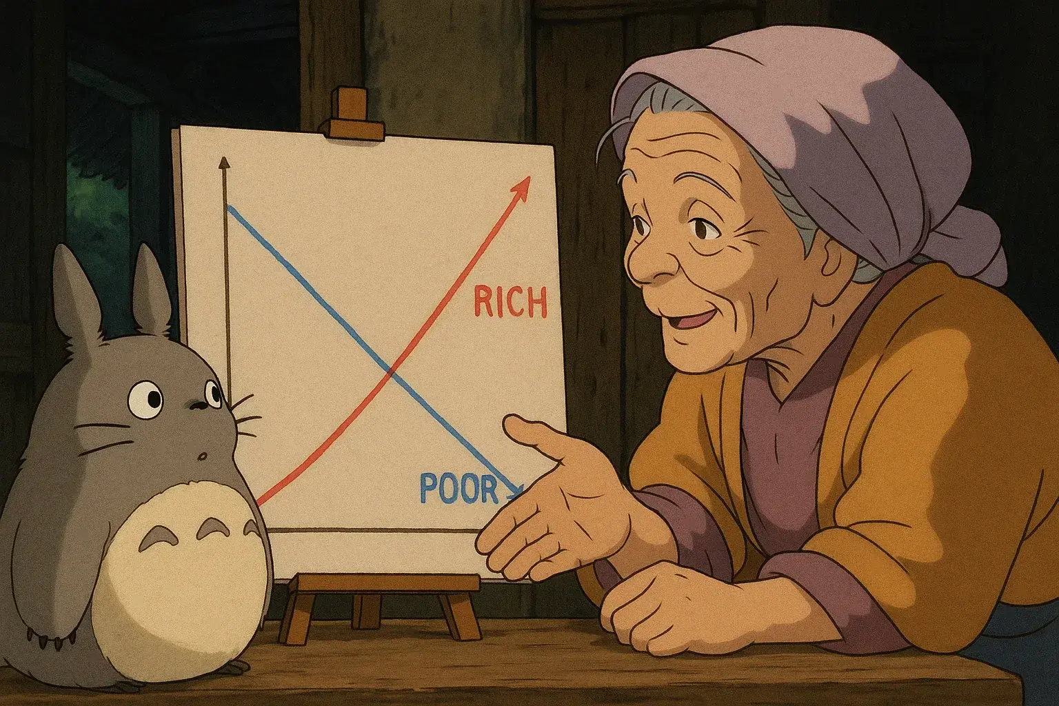 illustration for contrast