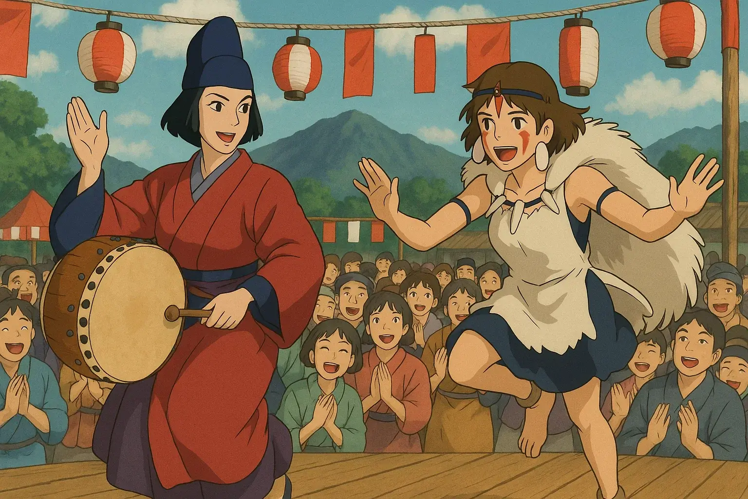 illustration for entertain