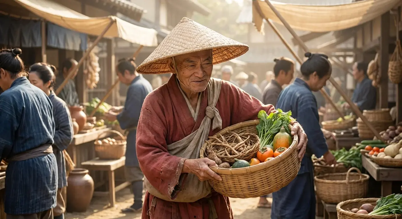 illustration for basket