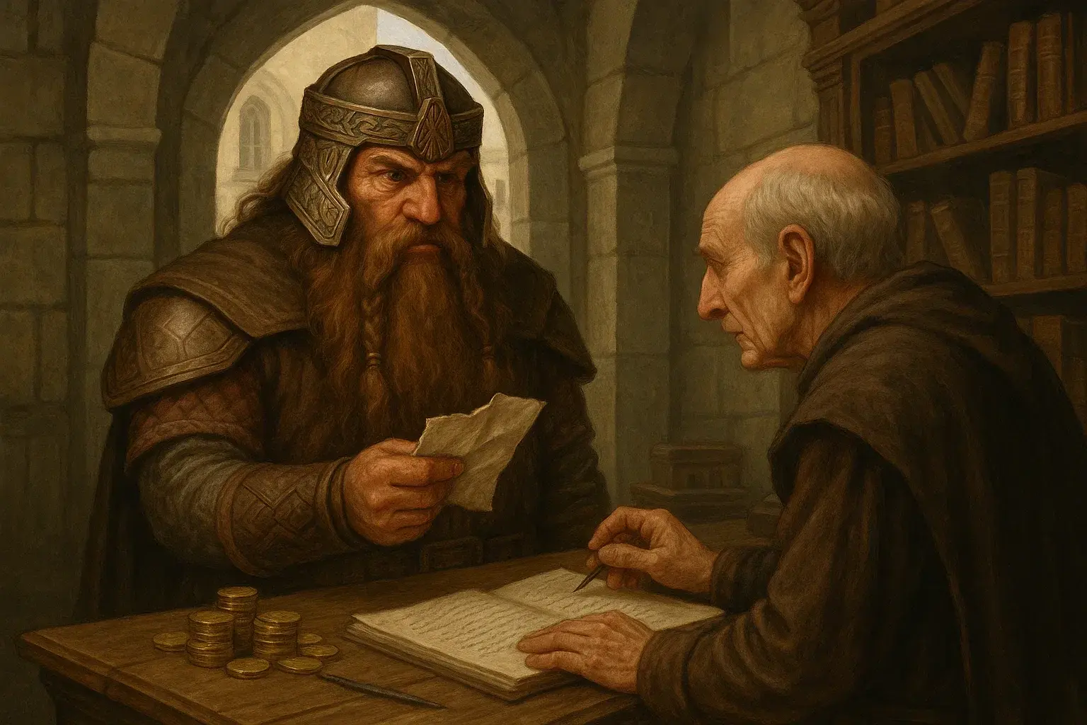 illustration for owe