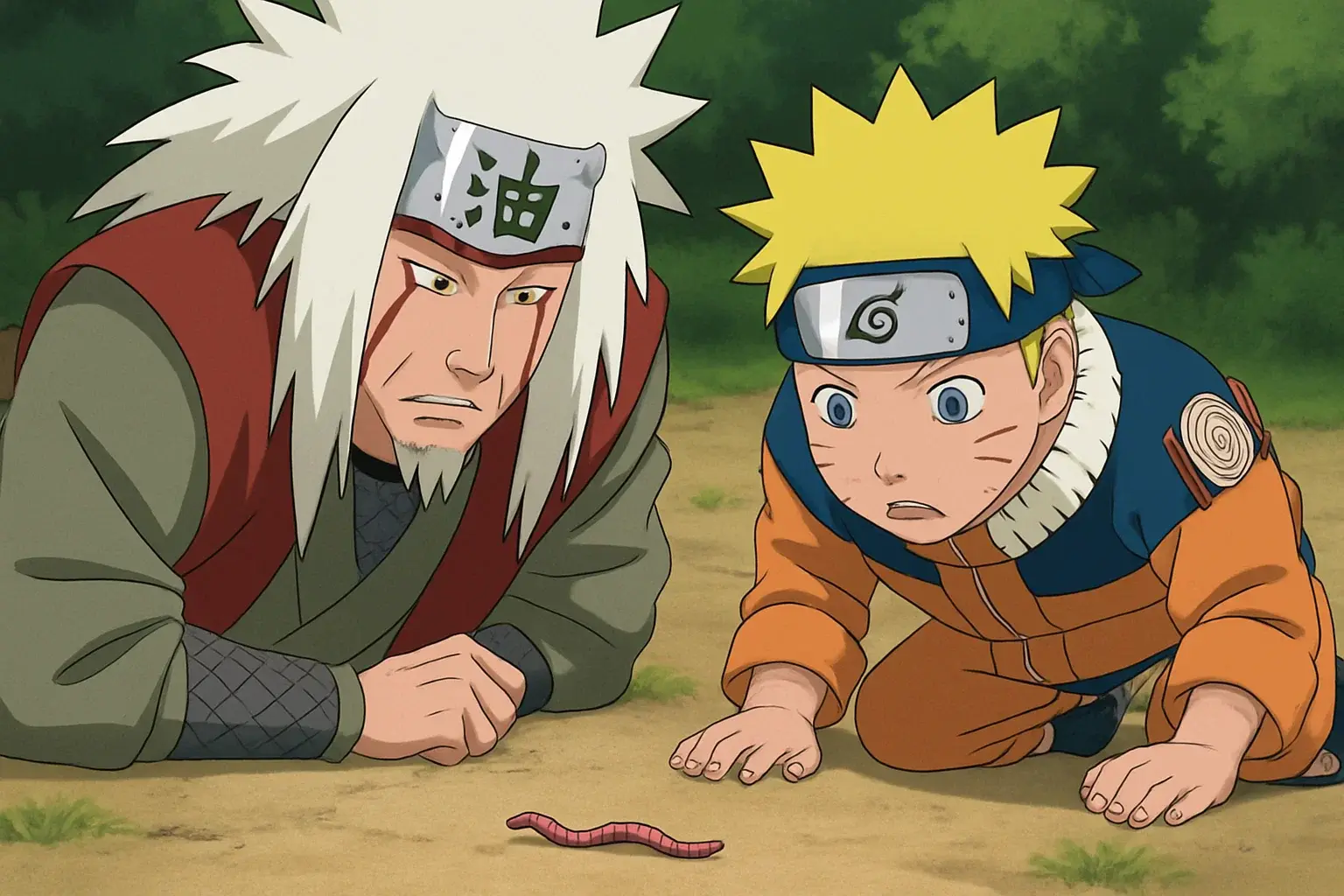 illustration for worm