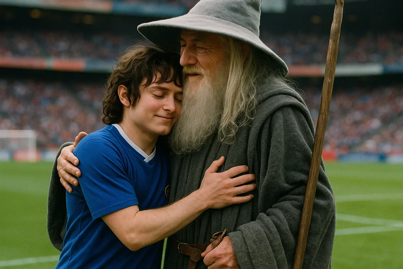 illustration for hug