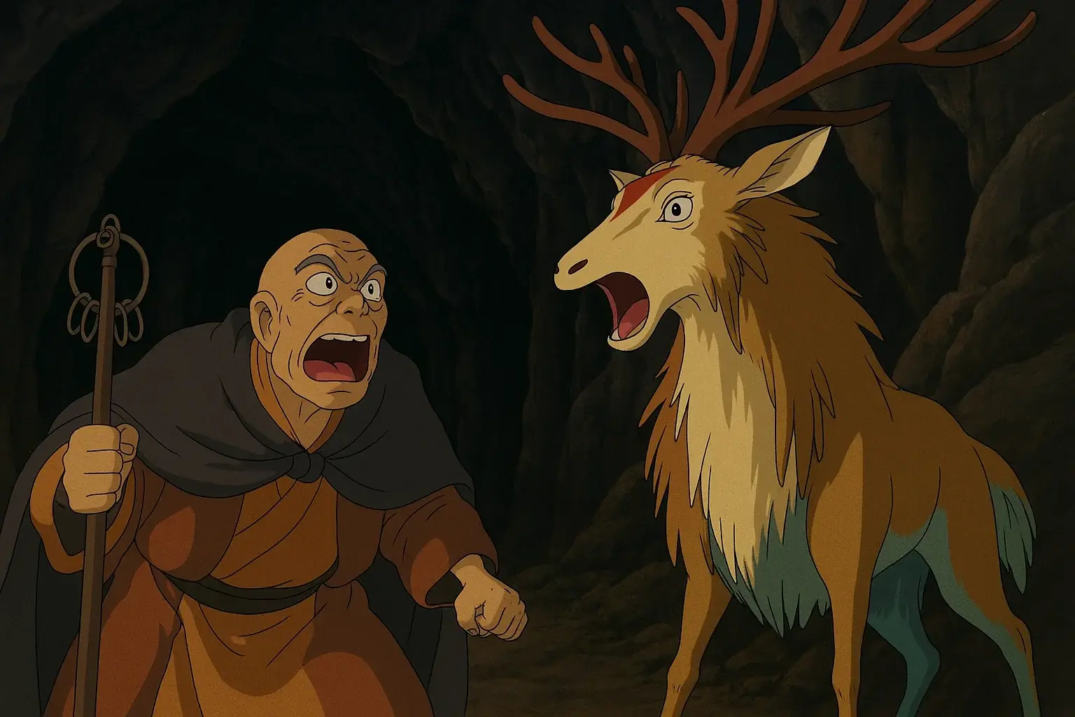 illustration for cave