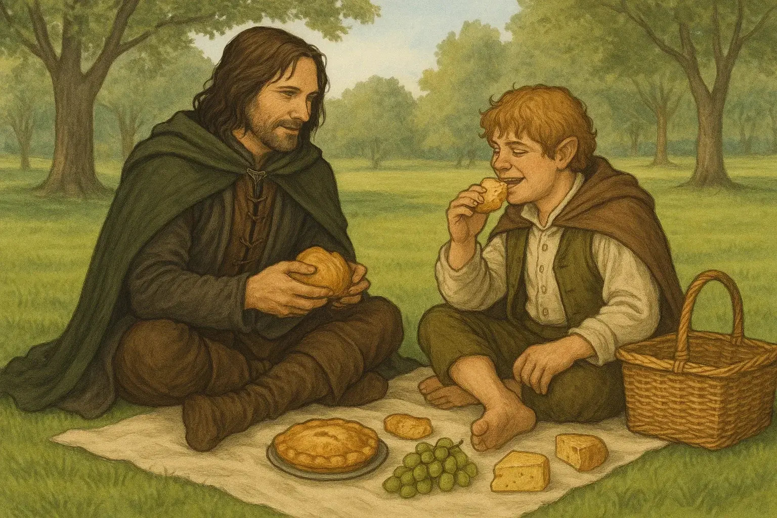 illustration for lawn