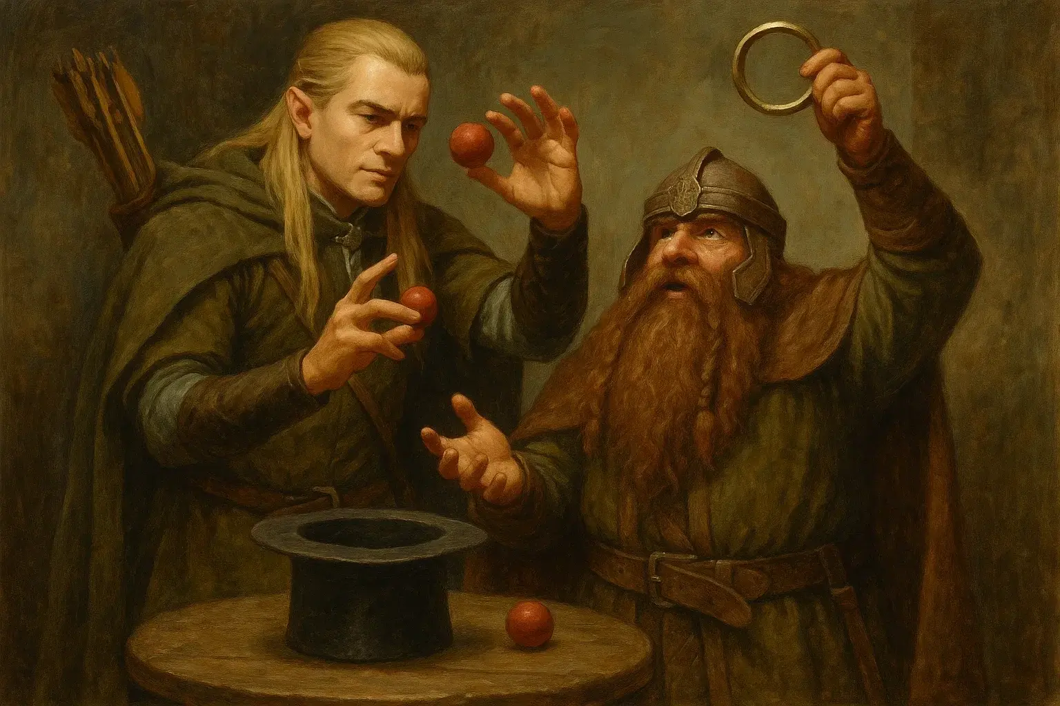 illustration for imitate