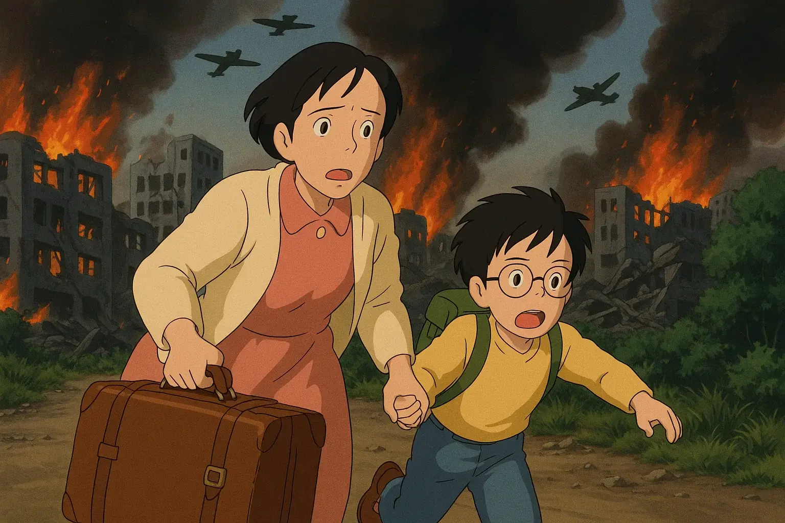 illustration for flee