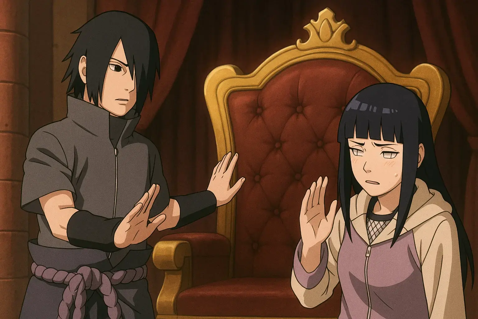 illustration for throne