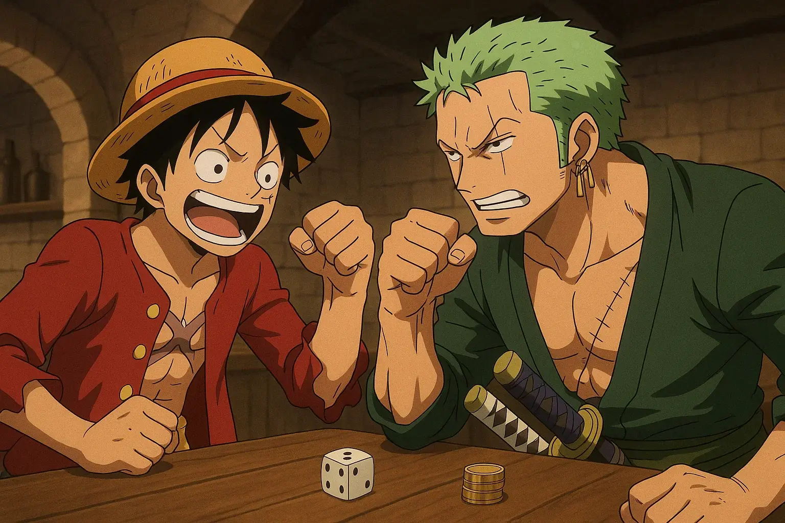 illustration for gamble