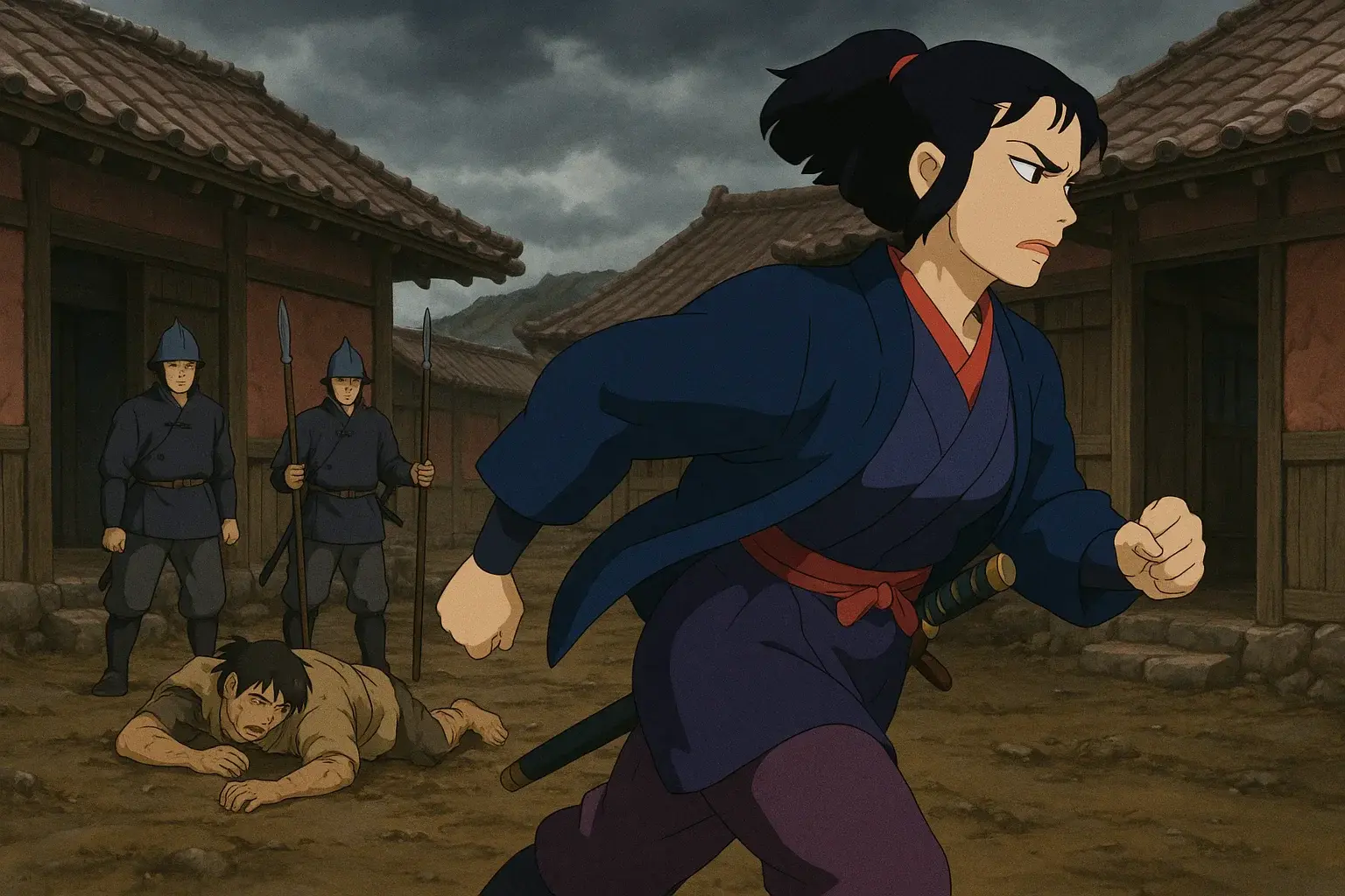 illustration for storm