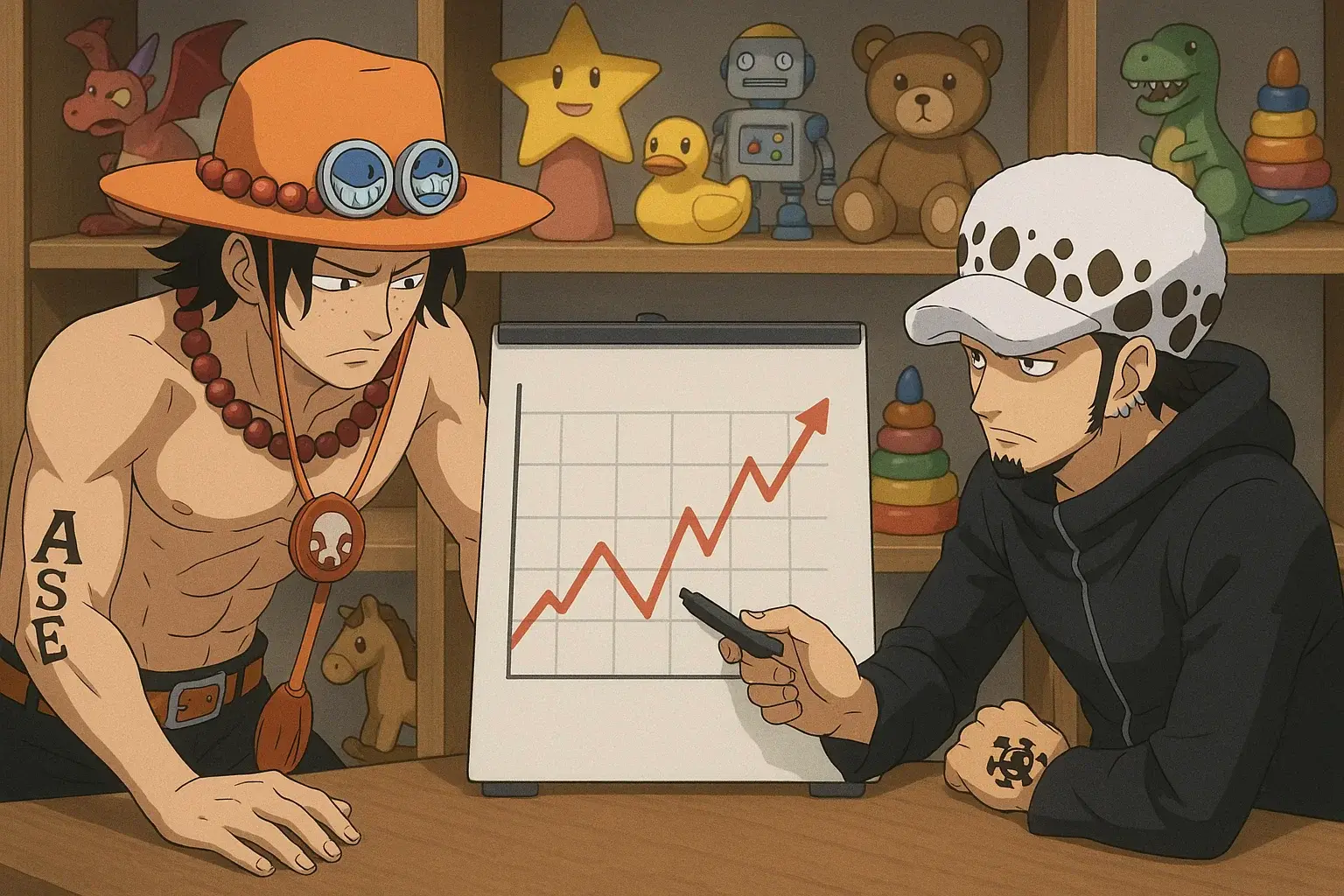 illustration for market